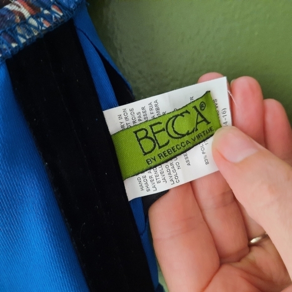 Becca by Rebecca Virtue Snakeskin Bikini Top 14-16 - Picture 5 of 5